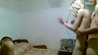 Худая блондинка отодрали два