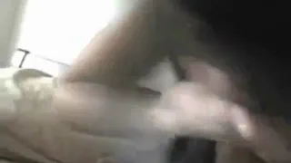 Молодой азиатская девушка глубоко горло черный человек
