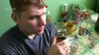 Грудастая Зрелая Блондинка толпой Русских парней