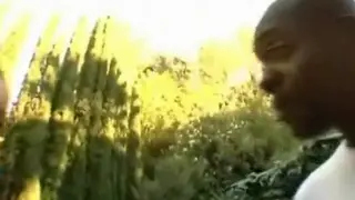Черный Парень Осматривает Два возбужденный Шлюхи С Большой Жопой Гетто
