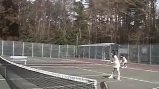 Спортивный Японский Теннис Девушка Становится Шлюхой