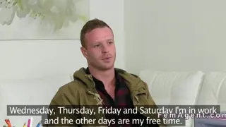 Чешский Любительский чувак на кастинг