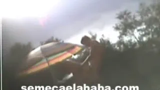 Буккаке секс на пляже