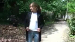 Застенчивый молодой первый кастинг