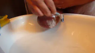 Бритье большие яйца