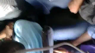 Трогает зрелая автобусе 10